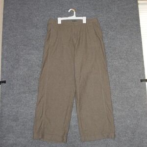 RicherPoorer Linen Blend Wide Leg Pants Womens XL Beige Casual Cropped